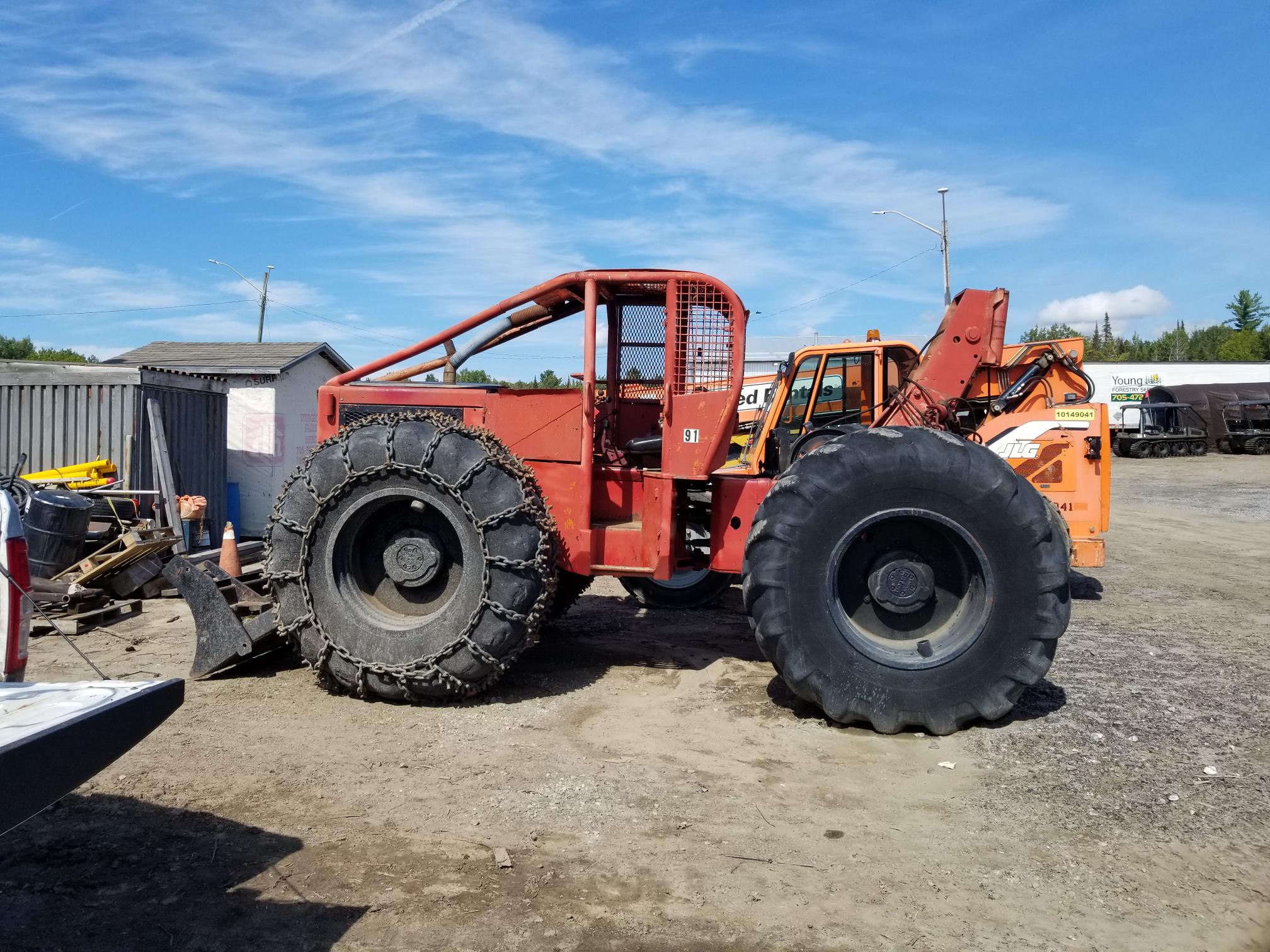 1972 Timberjack cable skidder - Side 1.jpg