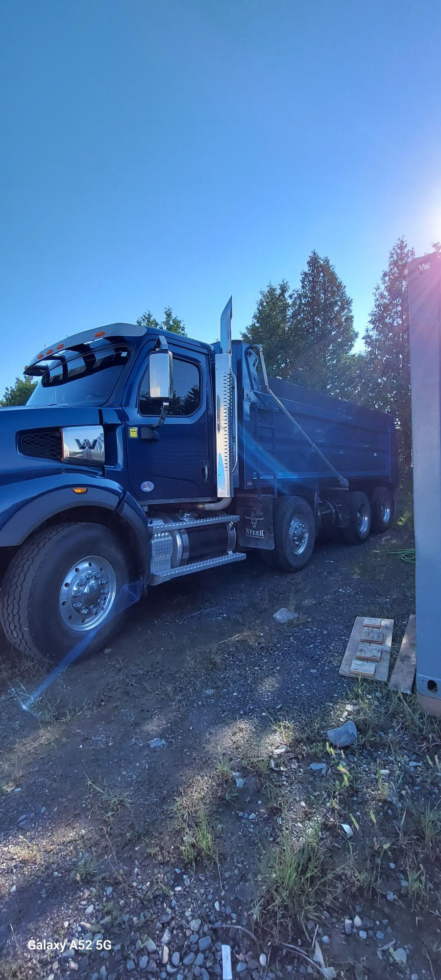 2022 Western Star 4900X Dump Truck Blue - I-3226 - Driver Side.jpg