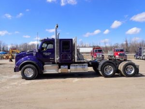 2023 Kenworth T880 Purple Tandem Axle Highway Tractor - I-3203 - Driver Side.jpg