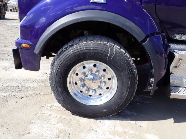 2023 Kenworth T880 Purple Tandem Axle Highway Tractor - I-3203 - Front Tire.jpg